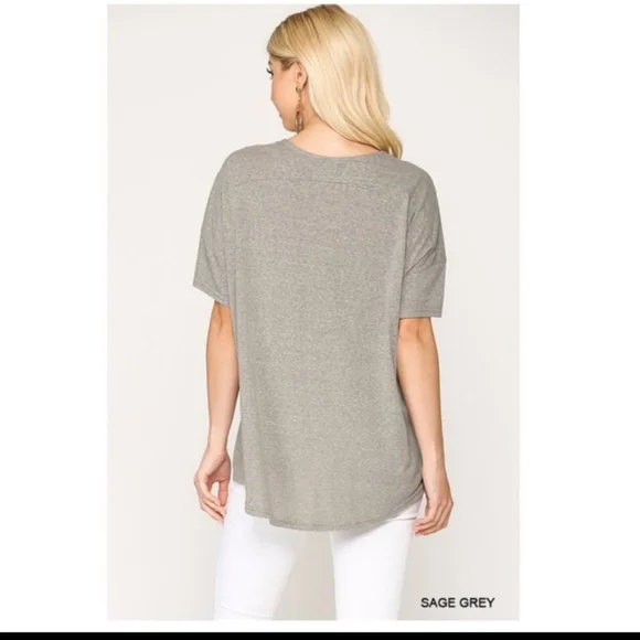 **SOLD**🔷CAMOUFLAGE PRINT CENTER KNIT TOP - Picture 5 of 6